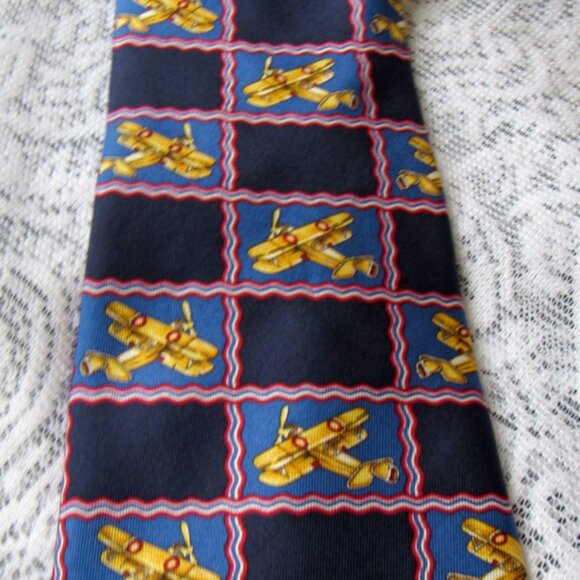 Christian Dior Monsieur Men's Tie Navy/Blue, length 58" ,Silk, Hand Made, Italy - Picture 2 of 7